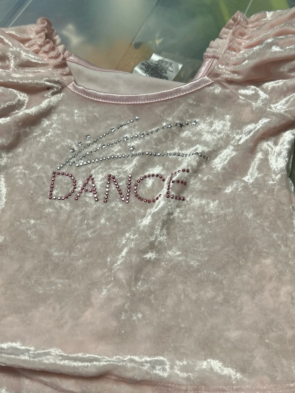 Danskin Now Pink and Black Two-Piece Dance Outfit